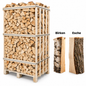 Halbe palette kammergetrocknetes gespalten Birken,Esche Brennholz mischfeuerholz -25cm
