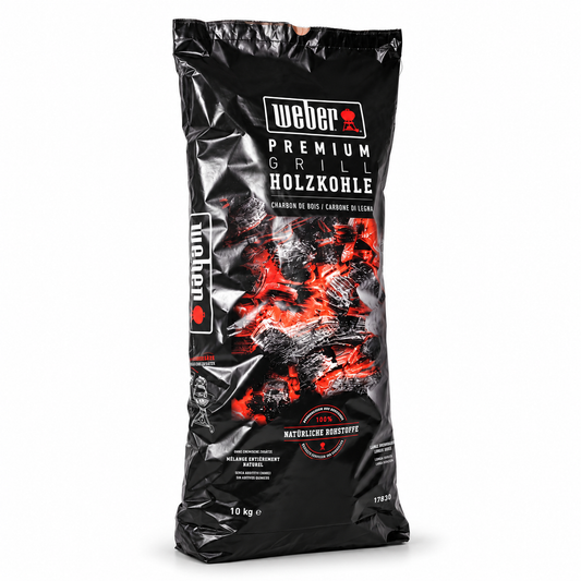 Weber Premium Holzkohle – 1.000 kg | Hochwertige Grillkohle