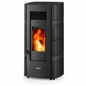 Sia Stahl Schwarz – Pelletofen 6 kW, A+, 35 kg Pellettank