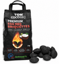Tom Coco KS1964 Kokos-Grillkohle – Premium Holzkohle aus Kokosnuss für BBQ & Grill