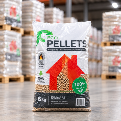 ERDA FirePower Holzpellets – Premium Pellets für Pelletöfen & Heizungen